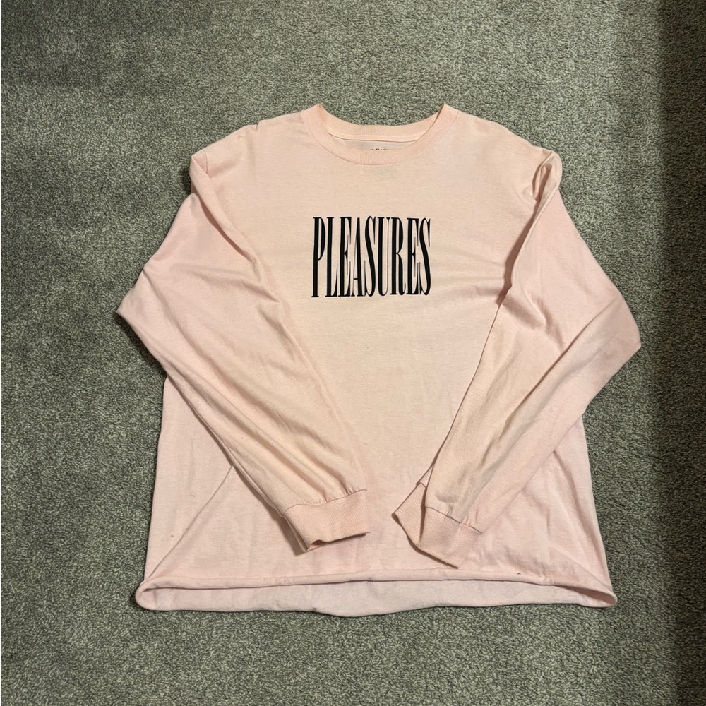 Pleasures Pink Long Sleeve Shirt